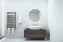 Mirrors and More Kellot Ja Peilit*peili Aura LED-valolla Ø60 cm peililasi IP4