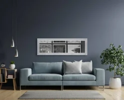 Mirrors and More Kellot Ja Peilit*peili Farina 50 x 150 cm kromi