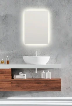 Mirrors and More Kellot Ja Peilit*peili Franzi 50 x 70 cm LED-valolla