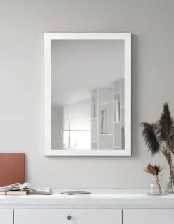 Mirrors and More Kellot Ja Peilit*peili Kim 48 x 68 cm valkoinen