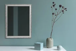 Mirrors and More Kellot Ja Peilit*peili Lola 34 x 45 cm hopea