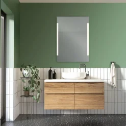 Mirrors and More Kellot Ja Peilit*peili Lucy LED-valolla 50 x 70 cm peililasi