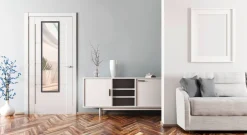 Mirrors and More Kellot Ja Peilit*peili Ria 30 x 120 cm musta