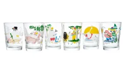 Moomin Astiat*Arabia juomalasi 22 cl Loikoilua