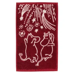 Moomin Kylpyhuone- Ja Saunatekstiilit|Kylpyhuone- Ja Saunatekstiilit*Arabia käsipyyhe 30x50 cm Juhlan Aika GOTS