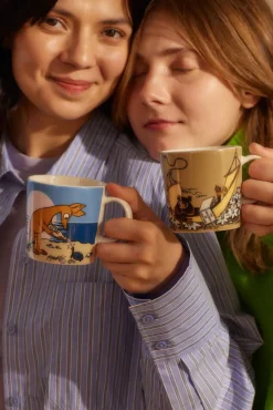 Moomin Astiat*Arabia muki 0,3 l Nipsu rannalla