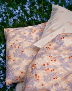 Moomin Vuodetekstiilit*Arabia pussilakanasetti 150x210 cm Lilja beige