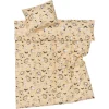 Moomin Vuodetekstiilit*Arabia pussilakanasetti 150x210 cm Muumiperhe beige