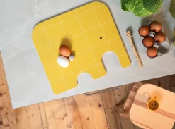 Muurla Lastenhuone|Veitset Ja Leikkuulaudat*norsu Chop&Serve -lauta L keltainen