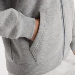 New Balance Fleecet, Colleget Ja Hupparit*collegetakki Sport Fleece Logo Full Zip ATHLETIC GREY