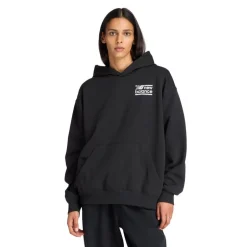 New Balance Fleecet, Colleget Ja Hupparit*huppari Sport French Terry Graphic W Black