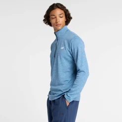 New Balance Treenivaatteet|Paidat Ja Neuleet*paita Sport Knit 1/4 Zip SHORELINE BLUE