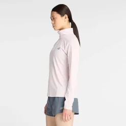 New Balance Treenivaatteet*paita Sport Quarter Zip W PINK GRANITE
