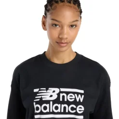 New Balance Paidat, Neuleet Ja Topit*t-paita Sport Oversized Graphic W Black