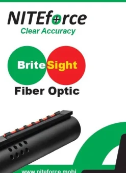 NITEforce Asetarvikkeet Ja -Laukut*valokuitutähtäin 69 mm BriteSight punainen