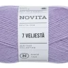 Novita Kankaat Ja Käsityötarvikkeet*7 Veljestä lanka 100 g 730 mustikkamaito