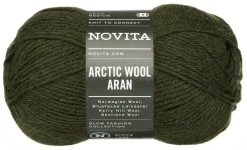 Novita Kankaat Ja Käsityötarvikkeet*lanka Arctic Wool Aran 100g 357 tunturipaju