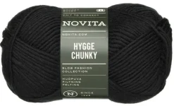 Novita Kankaat Ja Käsityötarvikkeet*lanka Hygge Chunky 100g 099 noki