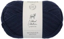 Novita Kankaat Ja Käsityötarvikkeet*lanka Wonder Wool 50 g 163 iltahämärä