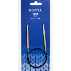 Novita Kankaat Ja Käsityötarvikkeet*pyöröpuikot 40 cm koivu 4.0