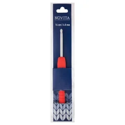 Novita Kankaat Ja Käsityötarvikkeet*Virkkuukoukku ergonominen 14 cm 4.0