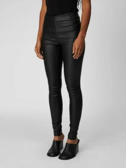 Object Housut*housut Objbelle MW Coated Black