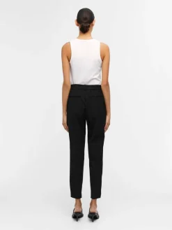 Object Housut*housut Objlisa Slim Black