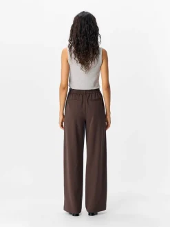 Object Housut*housut Objlisa Wide Seal brown