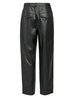 Object Housut*housut Objmelba Tapered Coated Black