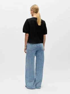 Object Jakut, Bleiserit Ja Farkkutakit*jakku Objlisa S/S RE Top Black