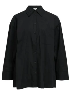 Object Puserot*kauluspaita Objhope OZ L/S Black