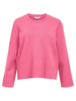 Object Neulepuserot*neule Objreynard Square Sleeve O-neck HOT PINK