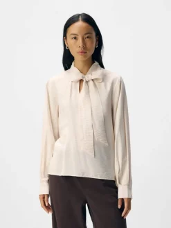 Object Puserot*pusero Objjacira L/S Bow White sand