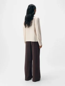 Object Puserot*pusero Objjacira L/S Bow White sand