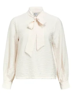 Object Puserot*pusero Objjacira L/S Bow White sand