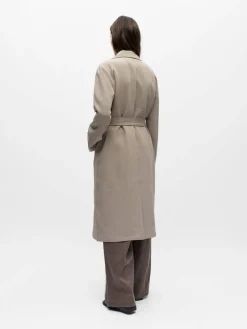Object Kevät- Ja Syystakit*takki Objmarie RE Trench Desert taupe melange