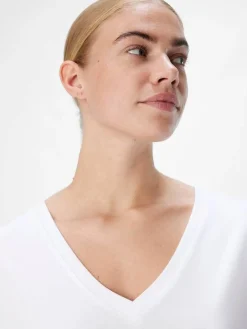 Object Trikoopaidat Ja Colleget*t-paita Objannie RE S/S V-neck White