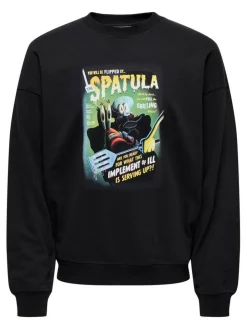 Only & Sons Colleget*collegepaita Onspongebob Black