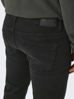 Only & Sons Farkut*farkut Onsweft Black denim