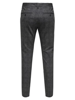 Only & Sons Housut*housut Onsmark Slim Check Black