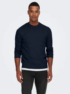 Only & Sons Neulepuserot*neule Onsrex Life Reg 12 Dark Sapphire