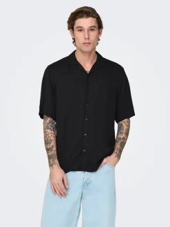 Only & Sons Kauluspaidat*paita Onsdash Life Reg Black