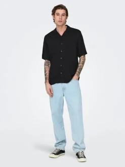 Only & Sons Kauluspaidat*paita Onsdash Life Reg Black