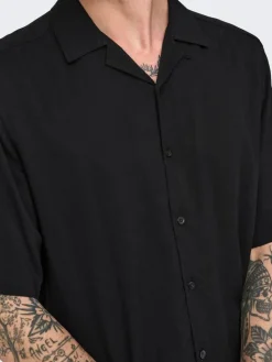 Only & Sons Kauluspaidat*paita Onsdash Life Reg Black