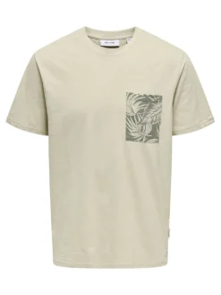 Only & Sons T-Paidat*t-paita Onsperry Life Reg Leaf