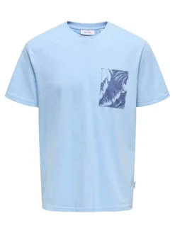 Only & Sons T-Paidat*t-paita Onsperry Life Reg Leaf