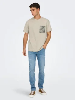 Only & Sons T-Paidat*t-paita Onsperry Life Reg Leaf