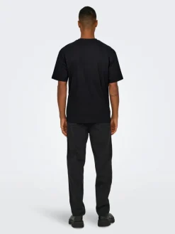 Only & Sons T-Paidat*t-paita Onsspongebob Black