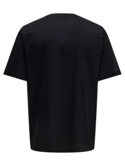 Only & Sons T-Paidat*t-paita Onsspongebob Black