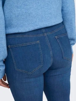 Only Carmakoma Farkut*farkut Carstorm HW Push Up Light medium blue denim